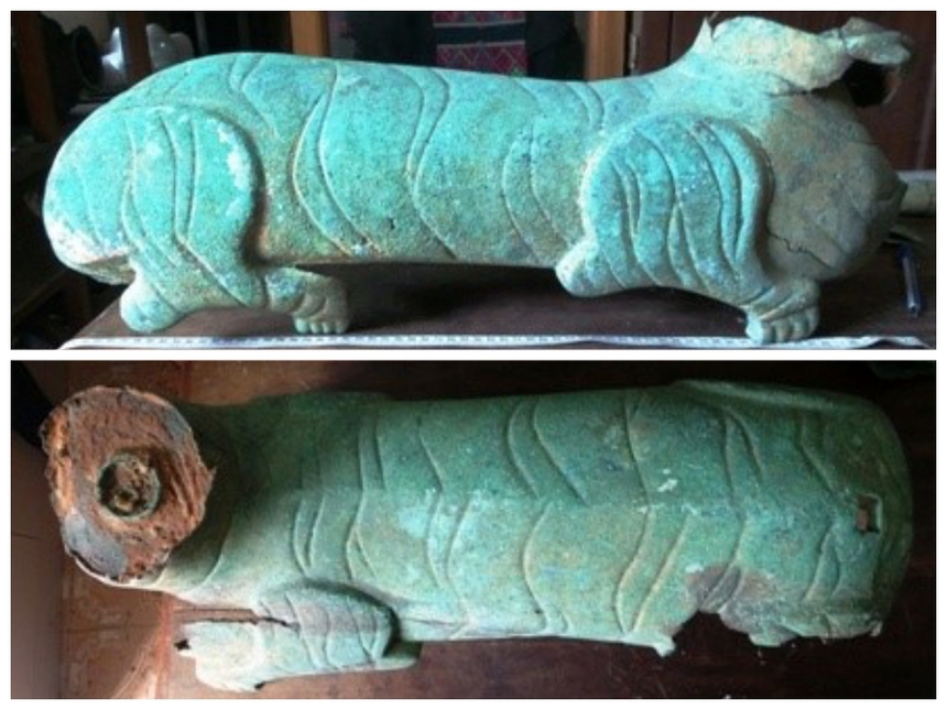 Mãnh hổ và thần đèn trong "tạo sáng" Đông Sơn - Ảnh 1. Mãnh hổ và thần đèn trong "tạo sáng" Đông Sơn - Ảnh 1.