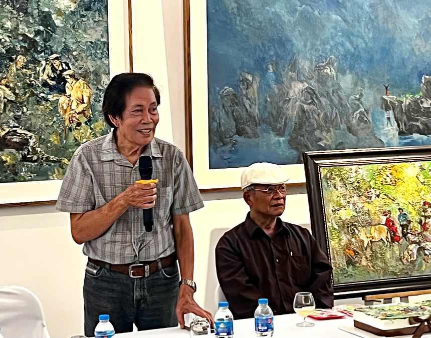 Họa sĩ Đỗ Đức trọn nghĩa tình với cao nguyên đá - Ảnh 1.