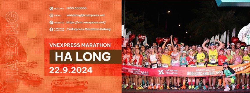 Giải chạy bộ VnExpress Marathon Ha Long 2024 diễn ra vào ngày 22/9/2024 Giải chạy bộ VnExpress Marathon Ha Long 2024 diễn ra vào ngày 22/9/2024