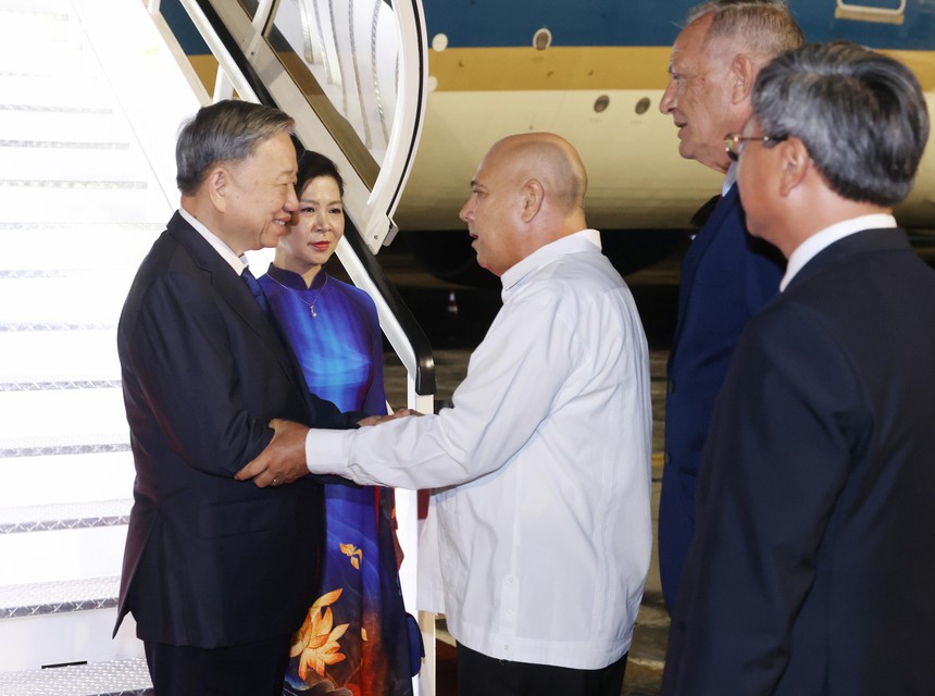 Tổng Bí thư, Chủ tịch nước Tô Lâm đến La Habana, bắt đầu thăm cấp Nhà nước Cộng hoà Cuba - Ảnh 2. Tổng Bí thư, Chủ tịch nước Tô Lâm đến La Habana, bắt đầu thăm cấp Nhà nước Cộng hoà Cuba - Ảnh 2.