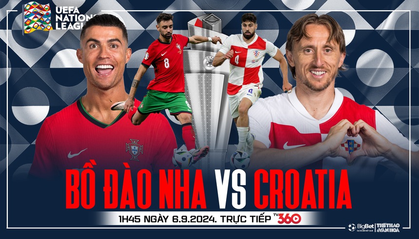 Nhận định, soi tỷ lệ Bồ Đào Nha vs Croatia (1h45, 6/9), UEFA Nations League - Ảnh 1. Nhận định, soi tỷ lệ Bồ Đào Nha vs Croatia (1h45, 6/9), UEFA Nations League - Ảnh 1.