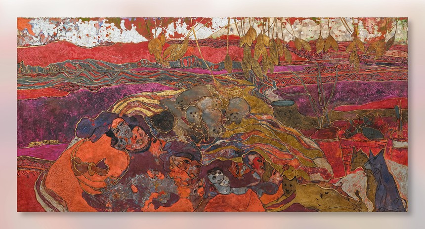 Nữ họa sĩ Huế thổn thức Tây Nguyên - Ảnh 5. Nữ họa sĩ Huế thổn thức Tây Nguyên - Ảnh 5.