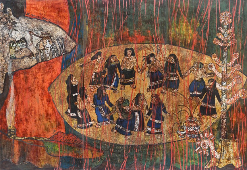 Nữ họa sĩ Huế thổn thức Tây Nguyên - Ảnh 3. Nữ họa sĩ Huế thổn thức Tây Nguyên - Ảnh 3.