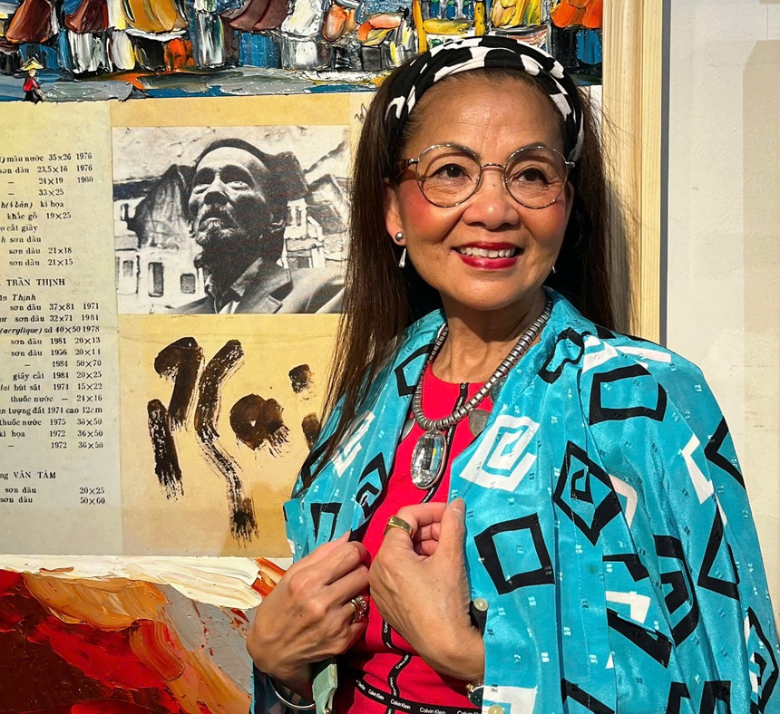 Họa sĩ Maj Trang Olson: Nhớ Bùi Xuân Phái mà họa nét phố - Ảnh 1.