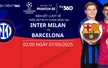 Lịch thi đấu bóng đá hôm nay 6/5: Trực tiếp Inter Milan đấu với Barcelona lúc mấy giờ?