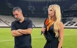 HLV Shakhtar Donetsk gây sốt vì cố gắng 'lảng tránh' vợ học trò khi được phỏng vấn