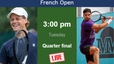 Link xem trực tiếp Dimitrov vs Sinner, vòng tứ kết Roland Garros 2024 (21h00 hôm nay)