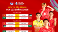 Lịch giao hữu của U23 Việt Nam trước thềm VCK U23 châu Á 2026