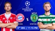 Nhận định, soi tỷ lệ Bayern Munich vs Sporting Lisbon 00h45 ngày 10/12, phân hạng Cúp C1 châu Âu