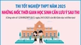 Những mốc thời gian cần lưu ý sau thi tốt nghiệp THPT 2025