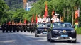 Lực lượng Công an hợp luyện cho diễu binh, diễu hành Kỷ niệm 80 năm Cách mạng tháng Tám và Quốc khánh 2/9