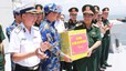 Thượng tướng Nguyễn Văn Nghĩa kiểm tra luyện tập Diễu binh lực lượng vũ trang trên biển