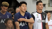 Son Heung Min lần đầu xin đổi áo với Ronaldo, fan châu Á thích thú khen thái độ của 'quốc bảo' Hàn Quốc