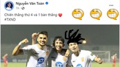 'Chủ tịch' Văn Toàn có màn ăn mừng khiến cộng đồng mạng không nhịn được cười