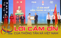 LỜI CẢM ƠN CỦA THÔNG TẤN XÃ VIỆT NAM
