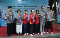 Hai võ sĩ ASIAD 20 gây xúc động tại lễ phát động phong trào toàn dân tập thể thao