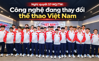 Nghị quyết 57-NQ/TW: Công nghệ đang thay đổi thể thao Việt Nam