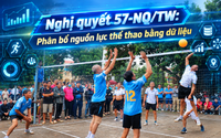 Nghị quyết 57-NQ/TW: Phân bổ nguồn lực thể thao bằng dữ liệu