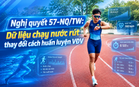 Nghị quyết 57-NQ/TW: Dữ liệu chạy nước rút có thể thay đổi cách huấn luyện vận động viên