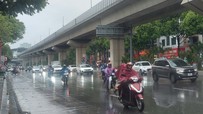 Khu vực Hà Nội, ngày có mưa vài nơi