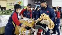 Đội tuyển futsal nữ Việt Nam đến Trung Quốc, sẵn sàng thi đấu với đội chủ nhà