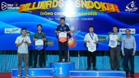 Dàn sao Dương Quốc Hoàng, Thanh Tự giúp TP.HCM vô địch Giải Billiards & Snooker 2025