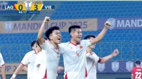 Trung vệ cao 1m84 lập cú đúp, U23 Việt Nam thắng trận ra quân và dẫn đầu bảng ở giải Đông Nam Á