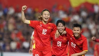 Đội Việt Nam thắng đối thủ Tây Á 6-0, giành lại ngôi đầu bảng ở giải đấu lớn
