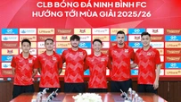 Sau HLV Tây Ban Nha, Ninh Bình ra mắt cùng lúc 6 tân binh