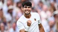 Carlos Alcaraz ngược dòng thắng Andrey Rublev ở Wimbledon 2025