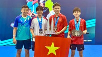 Thắng thuyết phục đối thủ người Ấn Độ, Trịnh Linh Giang vô địch giải Pickleball các tay vợt hàng đầu châu Á