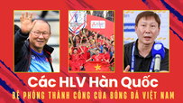 Các HLV Hàn Quốc: Bệ phóng thành công của bóng đá Việt Nam
