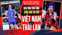 Chung kết bóng chuyền Việt Nam vs Thái Lan: Kịch tính trên từng cuộc đấu tay đôi