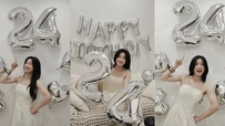 Hot girl sân cỏ Thanh Nhã rạng rỡ trong bộ ảnh sinh nhật tuổi 24 