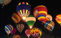 Bầu trời Sa Đéc (Đồng Tháp) đầy màu sắc khinh khí cầu