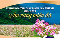 Lễ hội hoa tam giác mạch lần thứ XII năm 2026: "Âm vang miền đá"