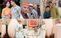 Dàn sao Việt diện áo dài, khoe sắc ngày mùng 1 Tết