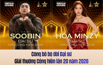 Công bố bộ đôi Đại sứ Giải thưởng Cống hiến lần 20 năm 2026