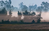 Vẻ đẹp thơ mộng miền quê Cần Thơ trong sương sớm