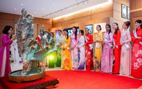 Dàn thí sinh Miss Multicultural World 2026 tham quan Nhà Quốc hội 