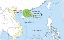 Áp thấp nhiệt đới di chuyển nhanh, cách đảo Hải Nam (Trung Quốc) khoảng 200km