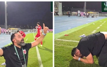 HLV U23 Jordan bật khóc, ăn mừng xúc động với cầu thủ sau chiến thắng của U23 Việt Nam