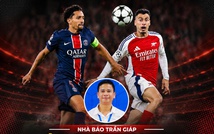 Nhà báo Trần Giáp: Trận PSG vs Arsenal sẽ được định đoạt bởi "bóng chết"
