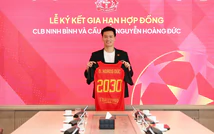 Hoàng Đức gia hạn với Ninh Bình đến 2030, vẫn rộng cửa xuất ngoại