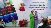 Nữ tác giả U90 ra mắt cùng lúc 3 cuốn sách