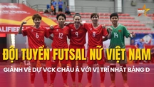 Đội tuyển futsal nữ Việt Nam giành vé dự VCK châu Á với vị trí nhất bảng D