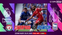 Nhận định, soi tỷ lệ Liverpool vs Ipswich 22h00 ngày 25/1, Giải Ngoại hạng Anh