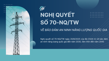 Nghị quyết số 70-NQ/TW về bảo đảm an ninh năng lượng quốc gia