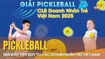 Khởi tranh giải pickleball Doanh nhân trẻ Việt Nam 2025