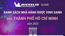 Danh sách nhà hàng của Thành phố Hồ Chí Minh được Cẩm nang ẩm thực Michelin vinh danh